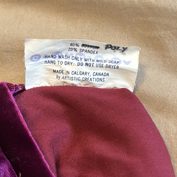 purple velour gymnastics leotard - Picture 9 of 9